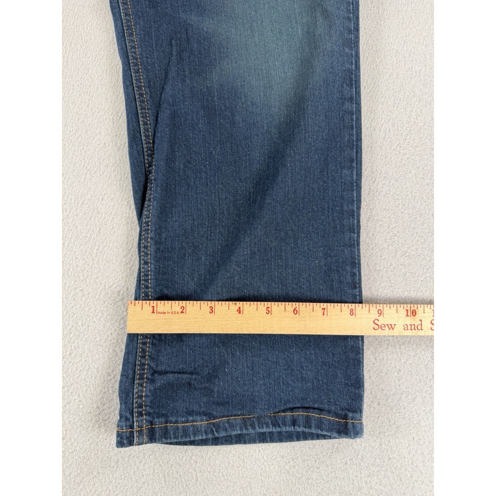 Levi's 541 Mens Athletic Stretch Jeans 42X28 Dark Blue Wash Denim - Picture 5 of 10